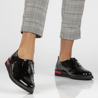 Leather shoes Filippo DP4180/22 BK black