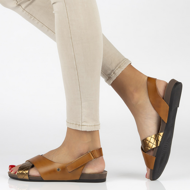 Leather sandals Filippo 40141 brown