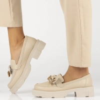 Leather shoes Filippo DP6101/25 BE beige