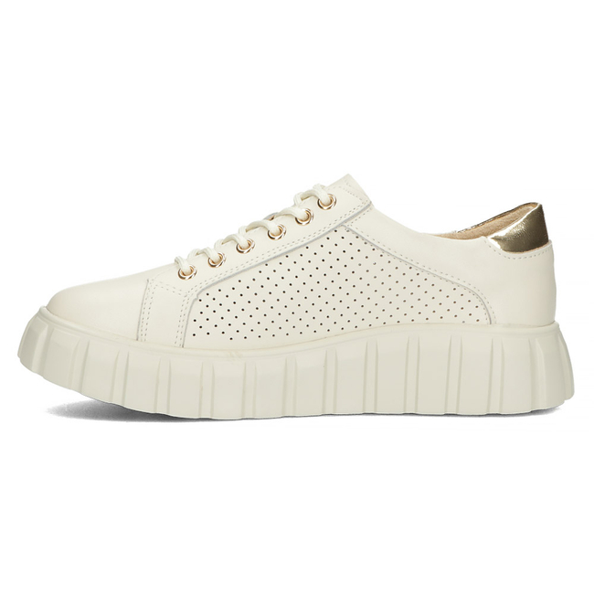 Leather sneakers Filippo DP4535/23 BE beige