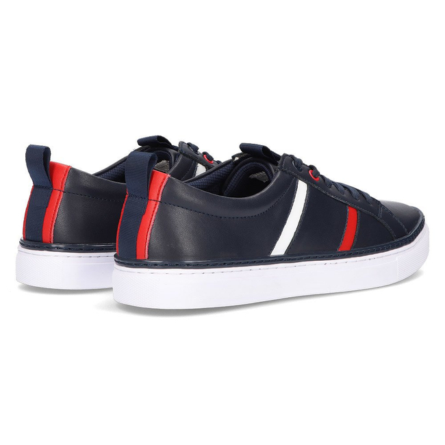 Leather shoes Filippo MP2146/21 NV navy blue