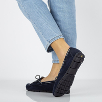 Leather shoes Filippo DP1403/20 NV navy blue