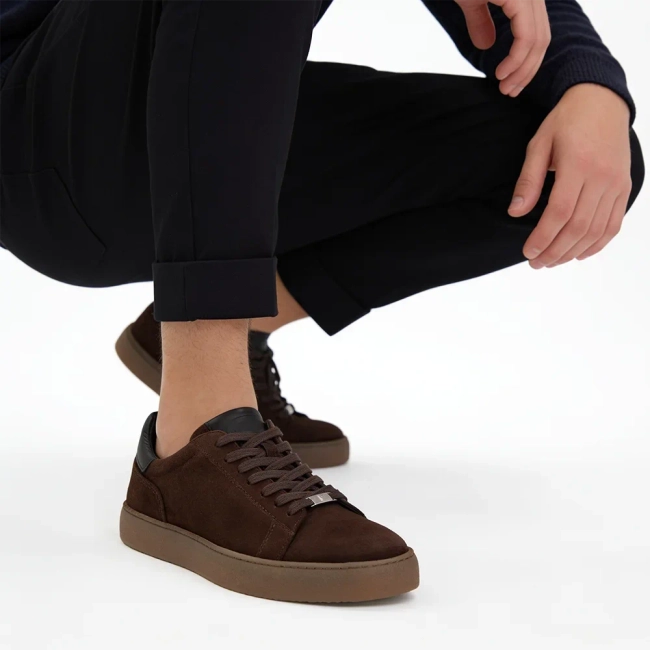 Leather Sneakers Filippo MP8272/26 D BR dark brown