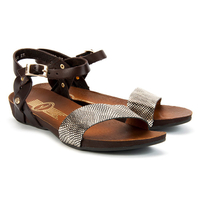 Sandals Lemar 40027 Bf. Chocolate + Kenya Gold