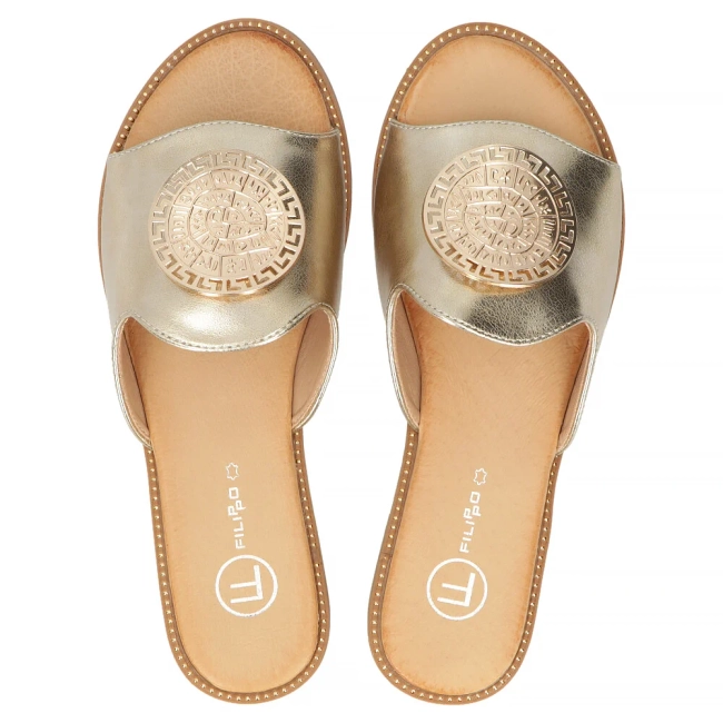 Slippers Filippo DK6925/25 GO gold