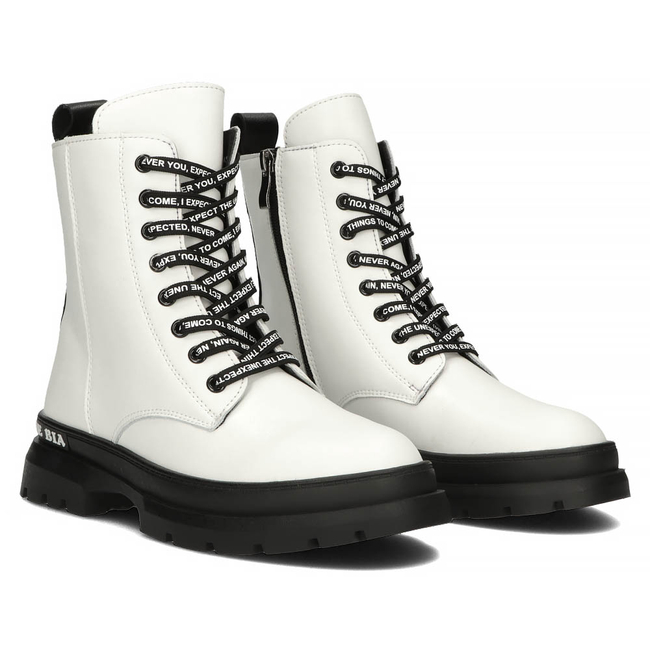 Leather ankle boots Filippo DBT3974/22 WH white