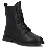 Leather ankle boots Filippo DBT7222/25 BK black