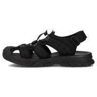 Leather Sandals Filippo MS7035/25 BK black