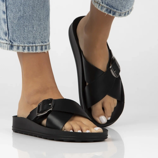 Flip-flops Filippo DK6891/25 BK black