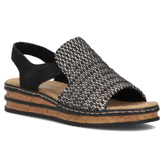 Sandals Rieker 62971-00 Black