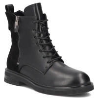 Leather ankle boots Filippo DBT8022/26 BK black