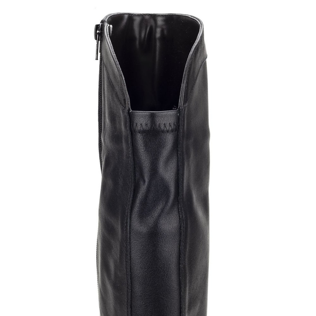 Leather boots Filippo 1161 black face stretch