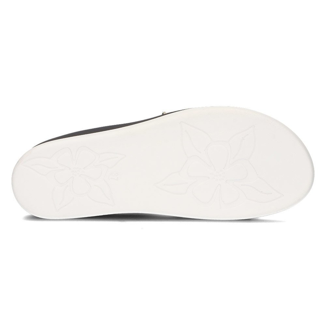 Leather sandals Filippo 109 black and gold