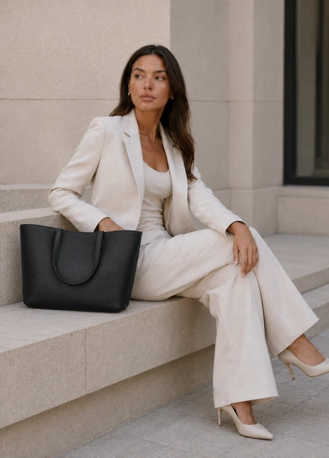 Black handbag Carma