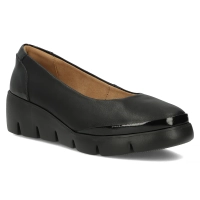 Leather shoes DP6162/24 BK black