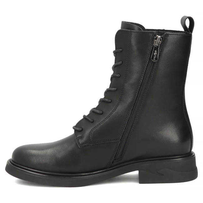 Skórzane botki Filippo DBT8190/26 BK czarne