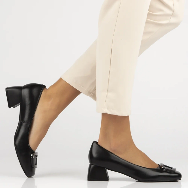 Leather shoes Filippo DP6946/25 BK black