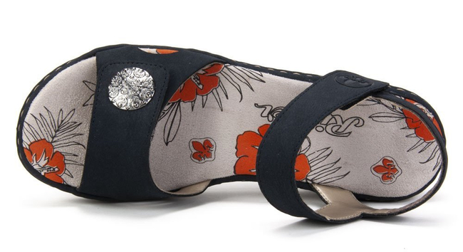 Sandały Rieker V03J6-14 Blue