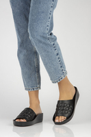 Leather flip-flops Filippo DK4464/23 BK black