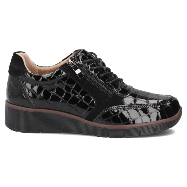 Leather shoes Filippo DP4912/26 BK CR black