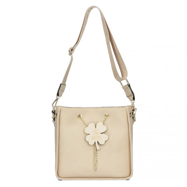 Handbag Messenger Bag Laura Biaggi E-261 beige