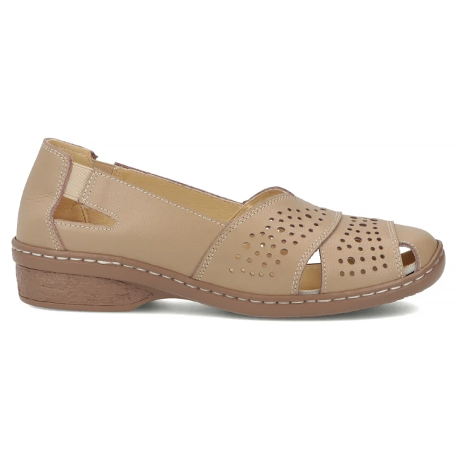 Leather shoes Filippo DP7759/26 BE beige