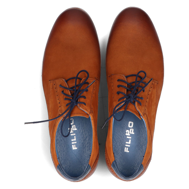 Leather shoes Filippo 1757 brown