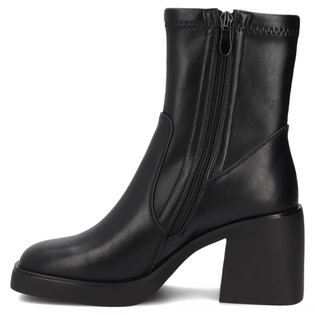 Botki na obcasie Filippo DBT8167/26 BK czarne