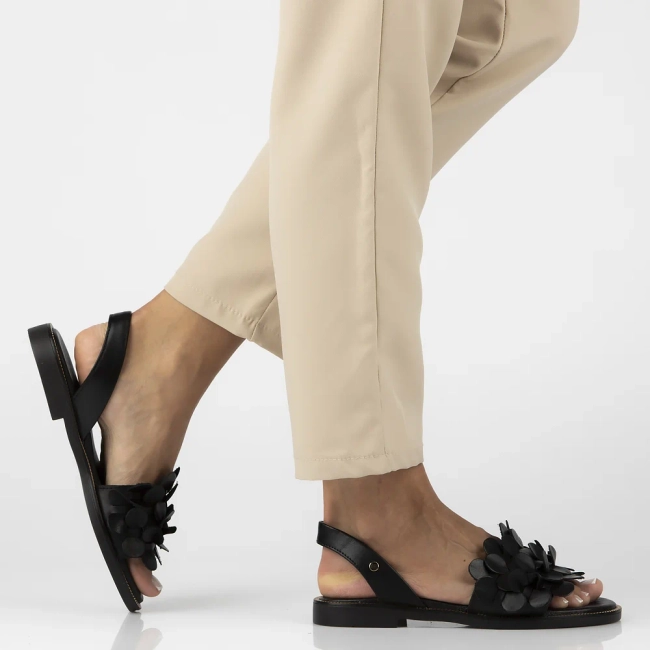 Leather sandals Filippo 40425 black