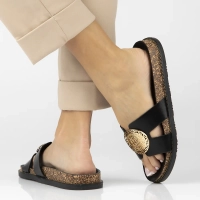 Slippers Filippo DK6972/25 BK black