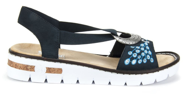 Sandals Rieker 610D2-14 Blue