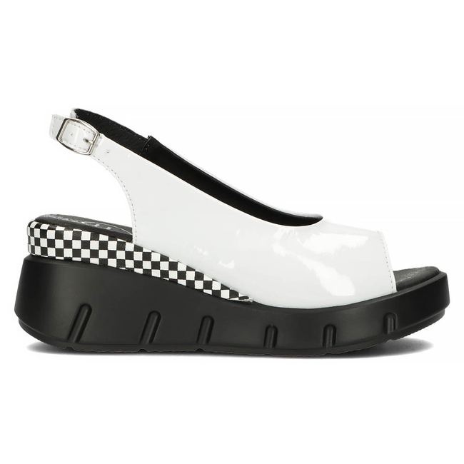 Leather sandals Filippo DS4453/23 WH white