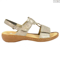 Sandały RIEKER 60887-40 grey 8023481