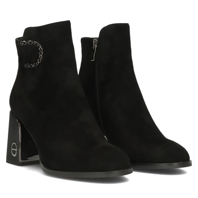 Leather ankle boots Filippo DBT6006/23 BK black