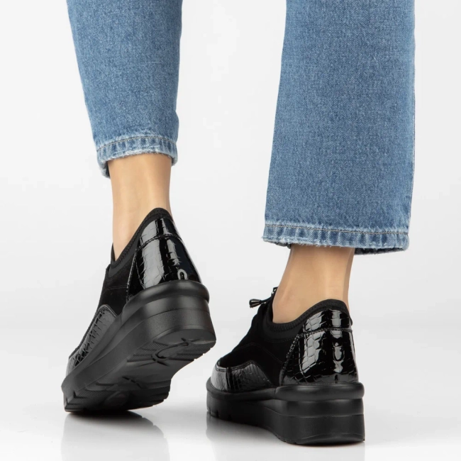 Leather shoes Filippo DP8106/26 BK black