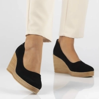 Leather shoes Filippo DP3521/24 BK SU black