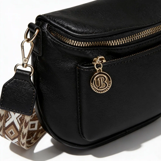 Black crossbody bag Chamra