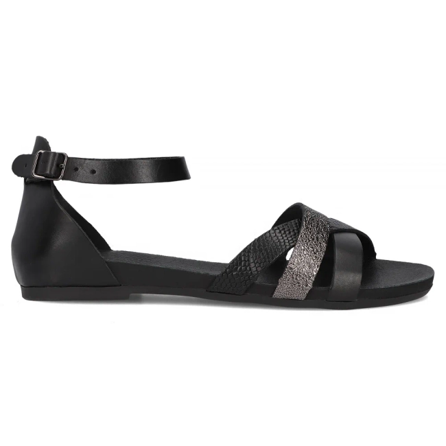 Leather sandals Filippo 40225 black