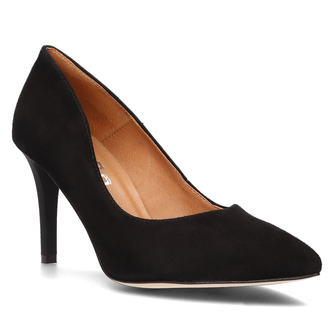 Leather pumps Filippo 2106 black suede