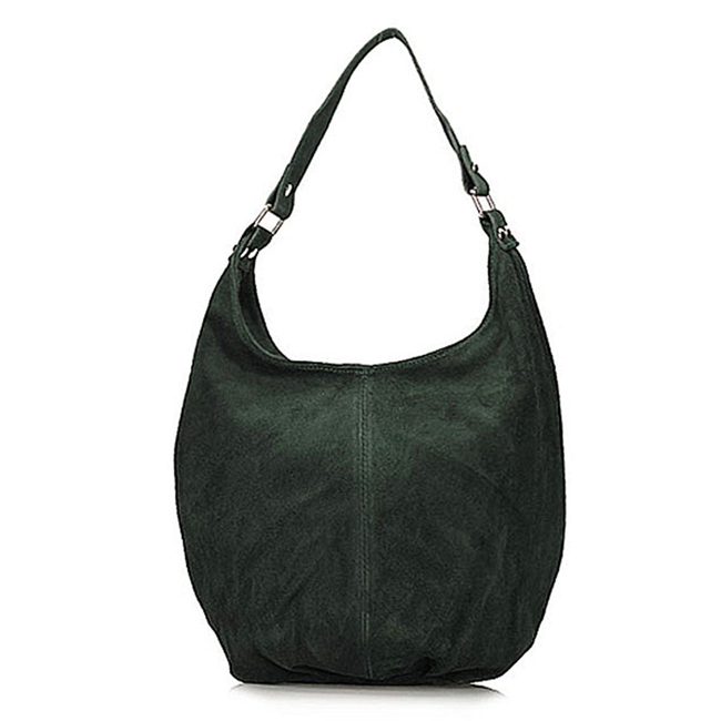 Handbag Toscanio Hobo Suede A284 green