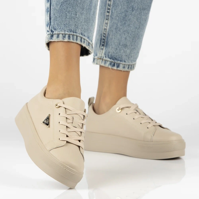 Leather shoes Filippo DP3533/25 BE L beige