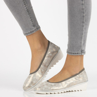 Leather shoes Filippo DP045 18 GO BE gold