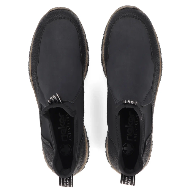 Sneakersy Rieker N3275-00 czarne