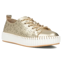 Leather shoes Filippo DP6761/25 GO gold