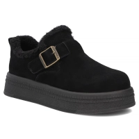 Skórzane półbuty Filippo DP7946/26 BK czarne