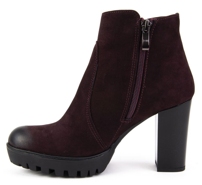 Ankle boots Claudio Rosetti 440/G Plum Nubuk
