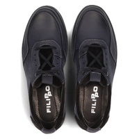 Leather shoes Filippo 918 navy blue
