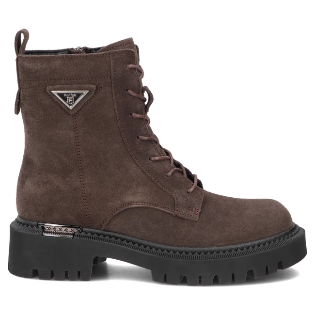Skórzane botki Filippo DBT8063/26 D BR brązowe