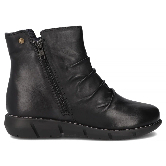 Leather ankle boots Maciejka P7232-01/00-7 black