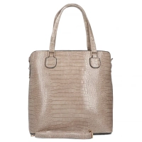 Grey shopper bag carry-all